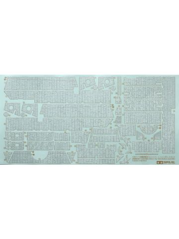 Tamiya 12644 1/35 Scale Zimmerit Coating Sheet for Elefant Heavy Tank Destroyer