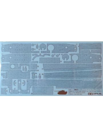 Tamiya 12653 Zimmerit Coating for Tiger I 1/48 Scale Model Kits
