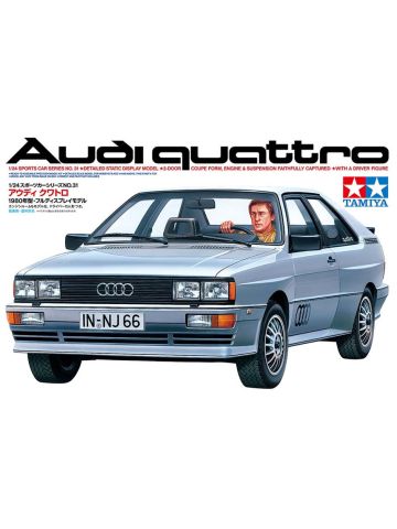 Tamiya 24031 Audi Quattro 1/24 Scale Plastic Model Kit