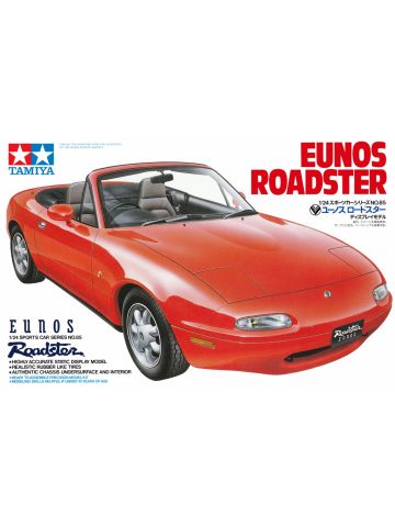 Tamiya 24085 Mazda Eunos Roadster 1/24 Scale Plastic Model Kit