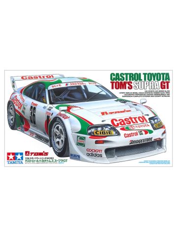 Tamiya 24163 Castrol Toyota Tom's Supra GT 1/24 Scale Plastic Model Kit