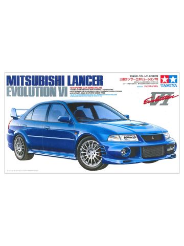 Tamiya 24213 Mitsubishi Lancer Evolution VI 1/24 Scale Plastic Model Kit