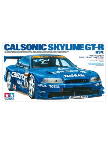 Tamiya 24219 Calsonic Skyline GT-R (R34) 1/24 Scale Plastic Model Kit