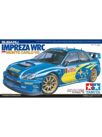 Tamiya 24281 Subaru Impreza WRC Monte Carlo '05 1/24 Scale Plastic Model Kit