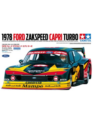 Tamiya 24376 1978 Ford Zakspeed Capri Turbo 1/24 Scale Plastic Model Kit