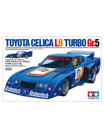 Tamiya 24377 Toyota Celica LB Turbo Gr.5 1/24 Scale Plastic Model Kit