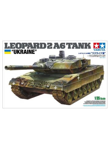 Tamiya 25207 Ukrainian Leopard 2A6 Tank 1/35 Scale Plastic Model Kit