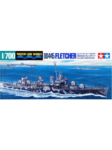 Tamiya 31902 US Destroyer Fletcher DD-445 1/700 Scale Plastic Model Kit