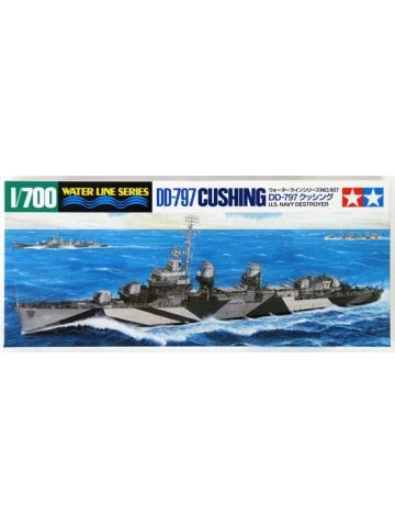 Tamiya 31907 US Destroyer Cushing DD-797 1/700 Scale Plastic Model Kit