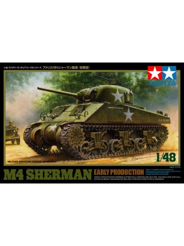Tamiya 32505 M4 Sherman Early Production 1/48 Scale Plastic Model Kit