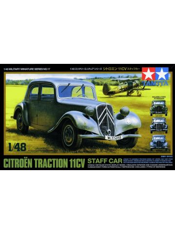 Tamiya 32517 Citroen 11Cv Staff Car 1/48 Scale Plastic Model Kit