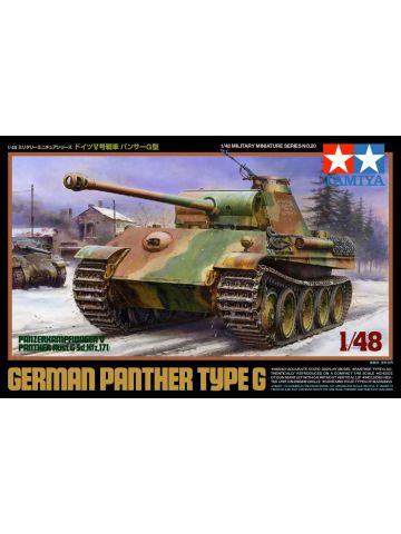 Tamiya 32520 Pz.Kpfw. V Ausf. G Panther 1/48 Scale Plastic Model Kit