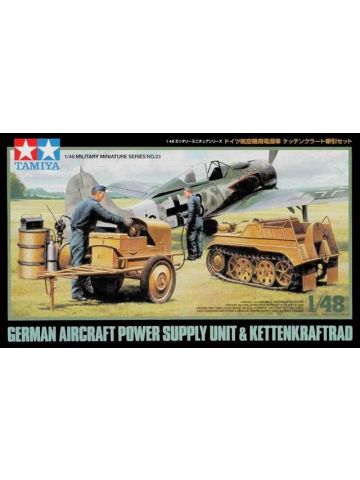 Tamiya 32533 Sd.Kfz.2 Kettenkrad with Power Supply 1/48 Scale Plastic Model Kit