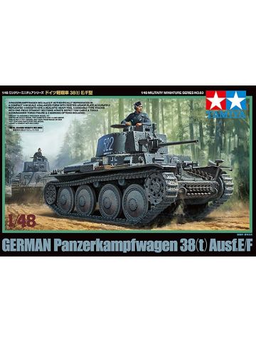 Tamiya 32583 Panzer 38(t) Ausf. E/F 1/48 Scale Plastic Model Kit