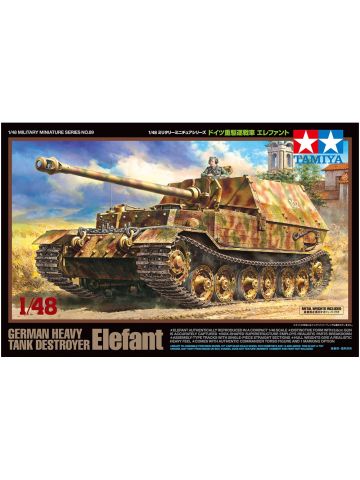 Tamiya 32589 German Heavy Tank Destroyer Elephant 1/48 Scale Plastic Model Kit
