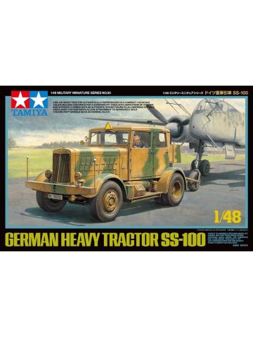 Tamiya 32593 German Heavy Tractor SS-100 1/48 Scale Plastic Model Kit