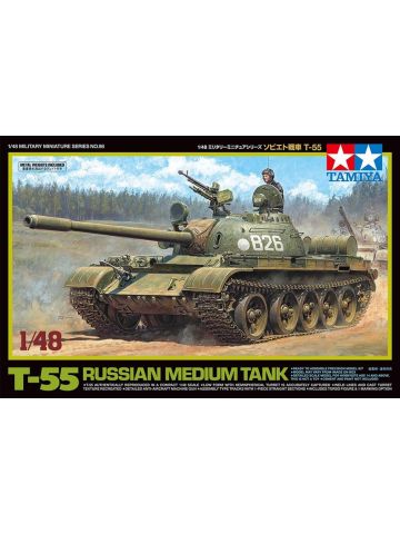 Tamiya 32598 T-55 Russian Medium Tank 1/48 Scale Plastic Model Kit