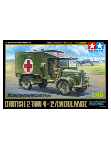 Tamiya 32605 British 2-Ton 4X2 Ambulance 1/48 Scale Plastic Model Kit
