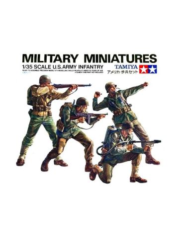 Tamiya 35013 US Army Infantry 1/35 Scale Plastic Model Figures