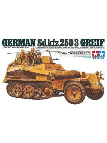 Tamiya 35113 Sd.Kfz. 250/3 Rommel's 'Greif' 1/35 Scale Plastic Model Kit