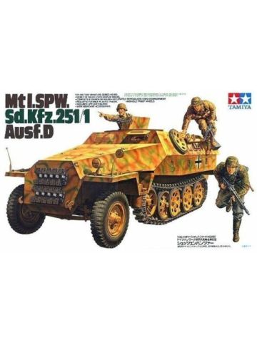 Tamiya 35195 Sd.Kfz.251/1 Ausf. D Half-Track 1/35 Scale Plastic Model Kit