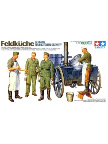 Tamiya 35247 WWII German Field Kitchen 1/35 Scale Plastic Model Kit