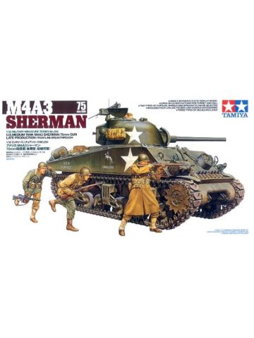 Tamiya 35250 M4A3 Sherman With 75 mm Gun 1/35 Scale Plastic Model Kit