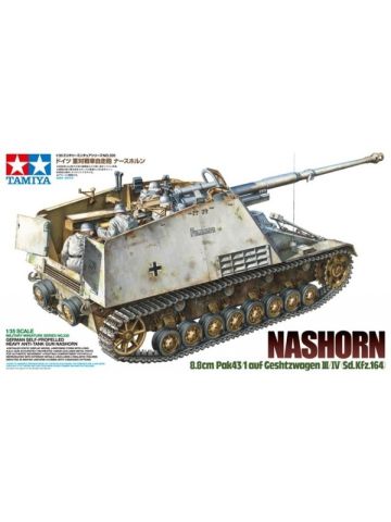 Tamiya 35335 WWII German Nashorn Tank Destroyer 1/35 Scale Plastic Model Kit