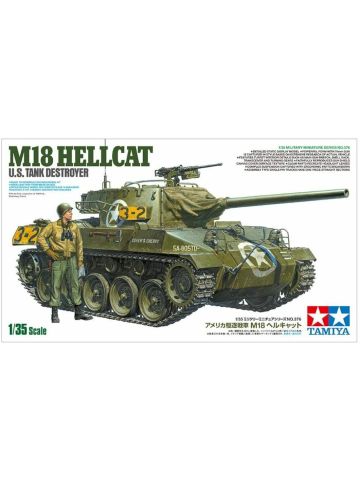 Tamiya 35376 US M18 Hellcat Tank Destroyer 1/35 Scale Plastic Model Kit