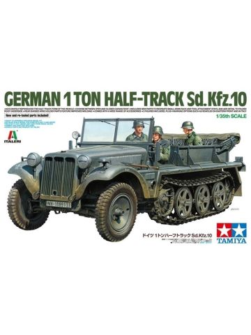 Tamiya 37016 German 1 Ton Half-Track 1:35 1/35 Scale Plastic Model Kit
