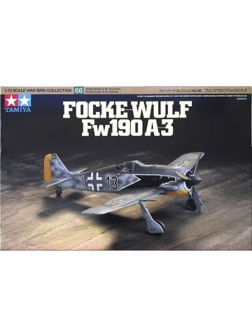 Tamiya 60766 Focke Wulf Fw-190A-3 1/72 Scale Plastic Model Kit