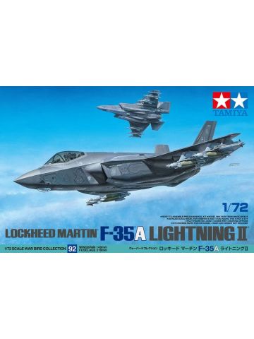Tamiya 60792 Lockheed Martin F-35A Lightning II 1/72 Scale Plastic Model Kit