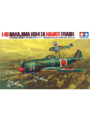 Tamiya 61013 Nakajima Ki-84 Hayate 'Frank' 1/48 Scale Plastic Model Kit