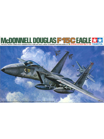 Tamiya 61029 McDonnell Douglas F-15C Eagle 1/48 Scale Plastic Model Kit