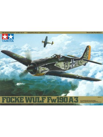Tamiya 61037 Focke Wulf Fw-190A-3 1/48 Scale Plastic Model Kit
