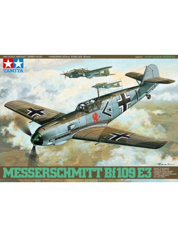 Tamiya 61050 Bf-109E-3 Messerschmitt 1/48 Scale Plastic Model Kit