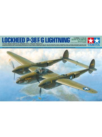 Tamiya 61120 Lockheed P-38F/G Lightning 1/48 Scale Plastic Model Kit