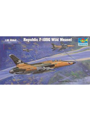 Trumpeter 2202 Republic F-105G Wild Weasel 1/32 Scale Plastic Model Kit