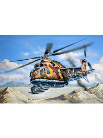 Trumpeter 5828 Mil Mi-24A 'Hind B' 1/48 Scale Plastic Model Kit