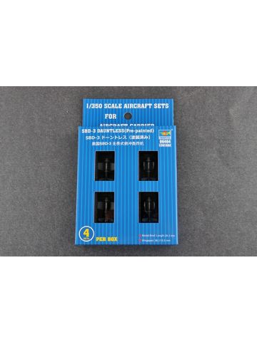 Trumpeter 6404 SBD Dauntless Set of 4 1/350 Scale Assembled & Painted Models