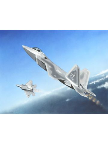 Trumpeter 1317 US Air Force F-22A Raptor 1/144 Scale Model Kit