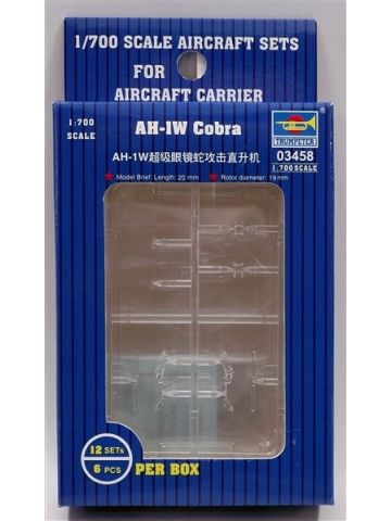 Trumpeter 3458 AH-1W Cobra Helicopter for 1/700 Scale Model Ships