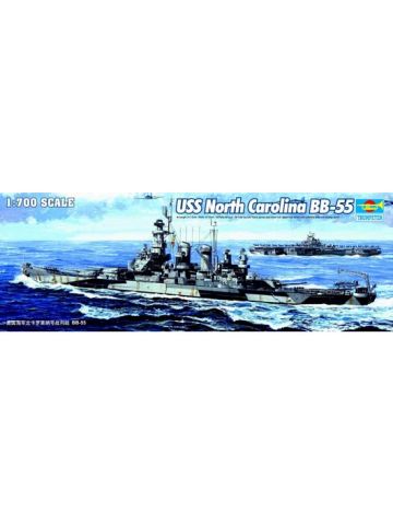 Trumpeter 5734 US Battleship North Carolina 1/700 Scale Plastic Model Kit