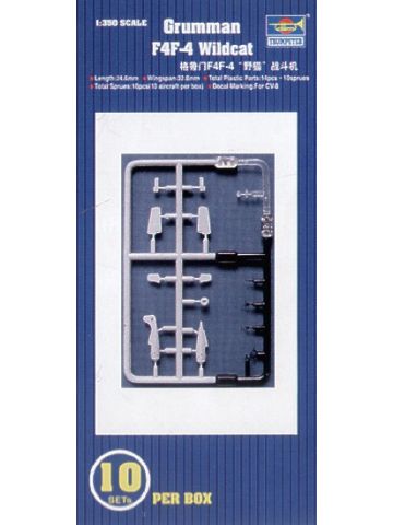 Trumpeter 6202 F4F-4 Wildcat Scale Aircraft for 1/350 Scale Model Ships