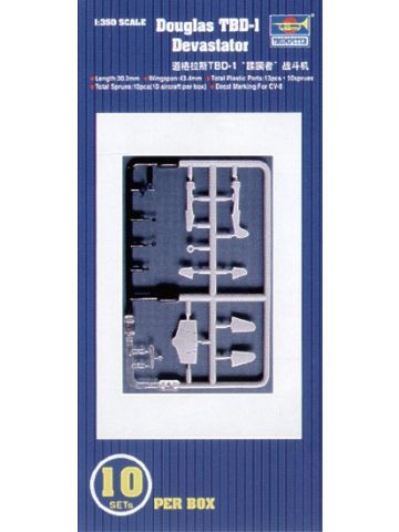 Trumpeter 6203 TBD-1 Devastator 1/350 Scale Aircraft for Model Ship Kits
