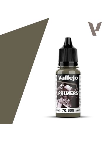 Vallejo Primers 70608 US Olive Drab Acrylic Paint