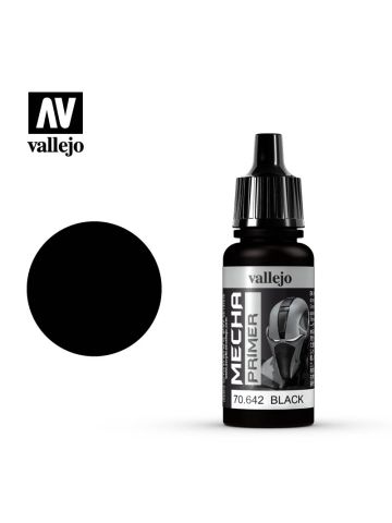 Vallejo Mecha Primers 70642 Black Acrylic Paint