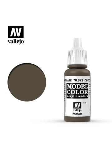 Vallejo Model Color 70872 Chocolate Brown Acrylic Paint