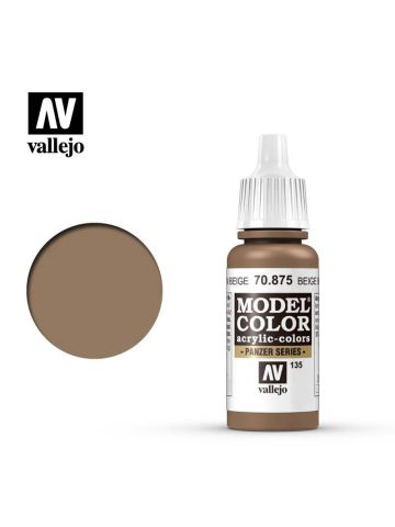 Vallejo Model Color 70875 Beige Brown Acrylic Paint