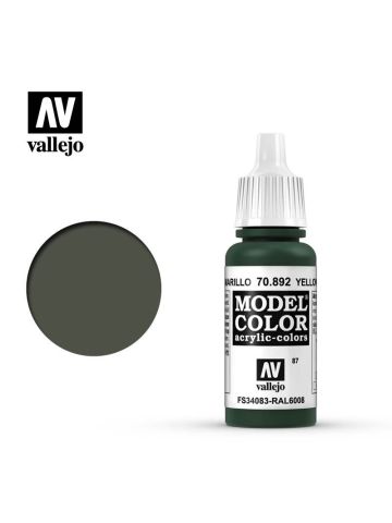 Vallejo Model Color 70892 Yellow Olive Acrylic Paint